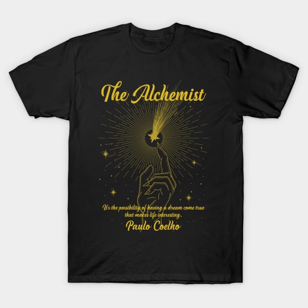 The Alchemist by Paulo Coelho T-Shirt by Mandra